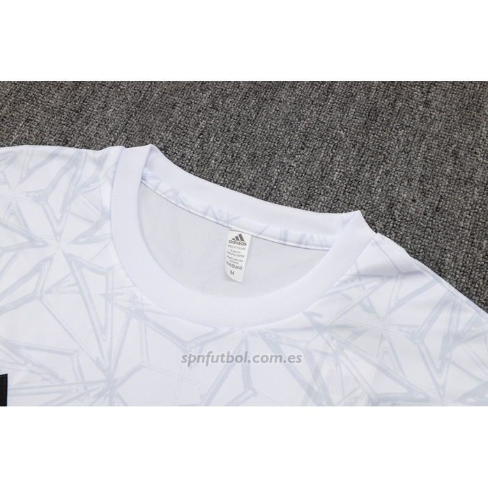 Chandal del Real Madrid Manga Corta 2024-2025 Blanco - Pantalon Corto
